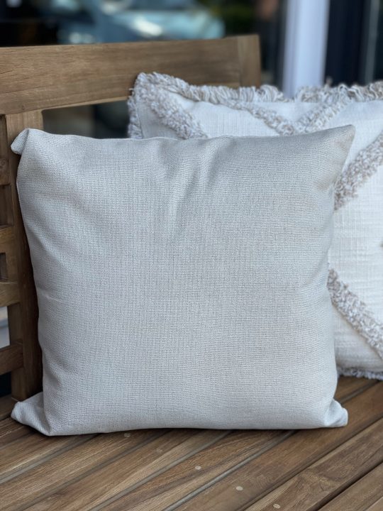 creme kussen canvas