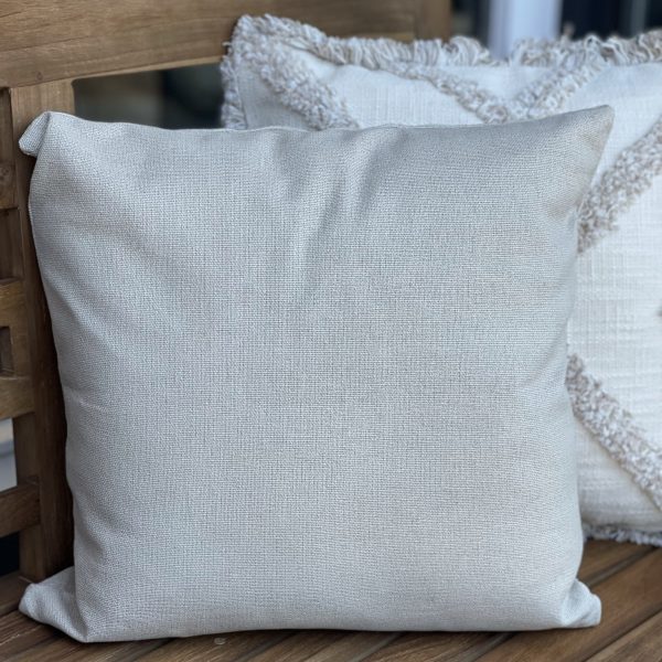 creme kussen canvas